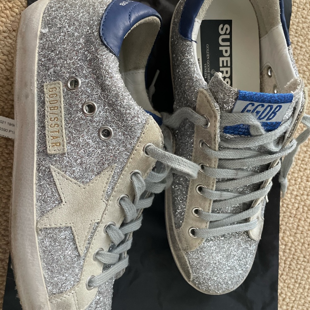 Golden Goose Superstar Glitter - Sz 38